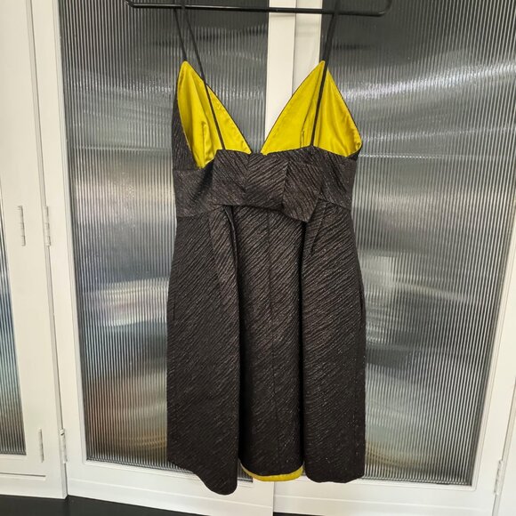 Milly of New York Black Dress Bow Detail Size 2 - Picture 2 of 5